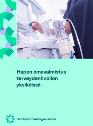 PDF:n kansikuva Hapen omavalmistus terveydenhuollon yksiköissä